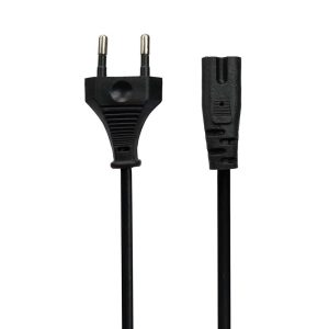کابل برق ۲ چاک ضخیم رادیویی اکس پی پلاس ۱٫۵ متری XP PLUS — تصویر 2