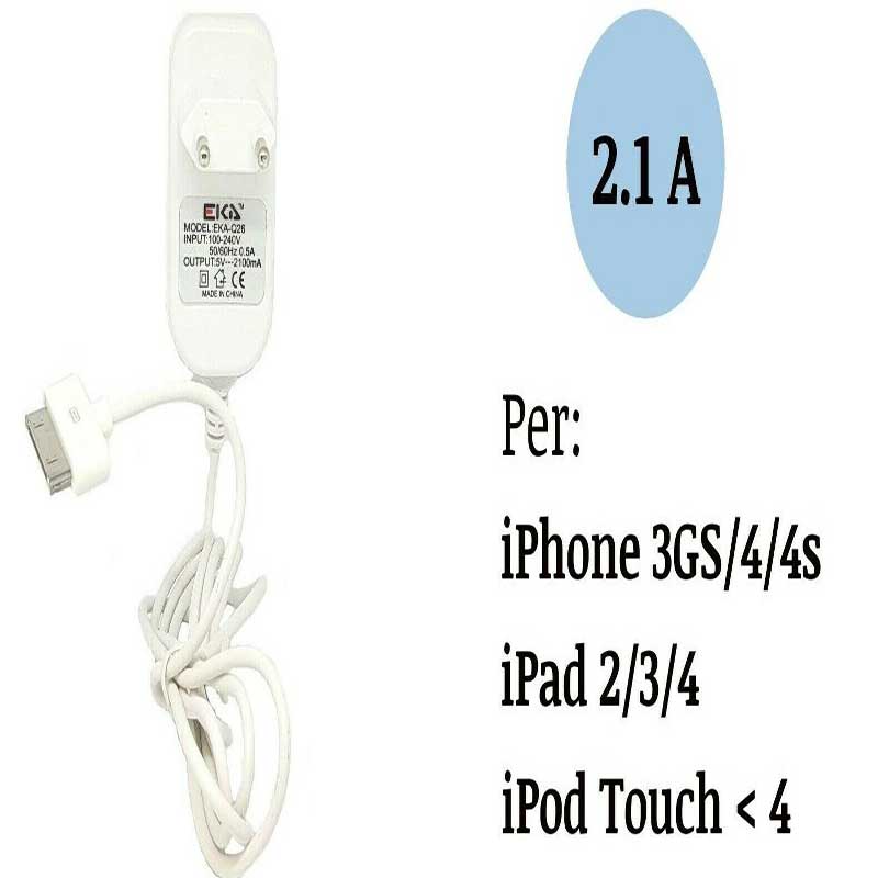 EKA-Q26-Charger-01 شارژر EKA مدل Q26 مناسب برای آیفون 4 — تصویر 2