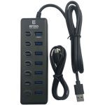 هاب 7 پورت USB3.0 +کابل برق انزو Enzo UH-70A — تصویر 4