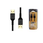 کابل USB کی نت پلاس مدل KP-C4012 طول 1.5 متر ا K-NET PLUS KP-C4012 USB 2.0 AM to USB 2.0 AM Cable 1.5m