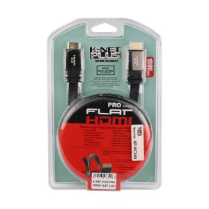 کابل HDMI 2.0 Flat کی نت پلاس 4k به طول 1.8متر کد 2679-9794-9795-9796 - سیکاس کالا کابل HDMI 2.0 Flat کی نت پلاس به طول 1.8متر ا HDMI2.0 Flat Cable 1.8m — تصویر 2