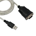 کابل مبدل USB به پورت سریال RS232 برند کی نت طول 1.5 متر ا K-NET USB to RS-232 Cable 1.5M