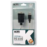 کابل مبدل USB به پورت سریال RS232 برند کی نت طول 1.5 متر ا K-NET USB to RS-232 Cable 1.5M — تصویر 3