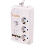 محافظ برق یخچال 3 خانه مچر Macher MR-204 به طول 1.8 متر ا Macher 1.8m Voltage Protector 3 plug — تصویر 2