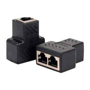 تبدیل 1 به 2 شبکه فلزی RJ45 کد 5419 - سیکاس کالا تبدیل 1 به 2 شبکه فلزی RJ45 — تصویر 3