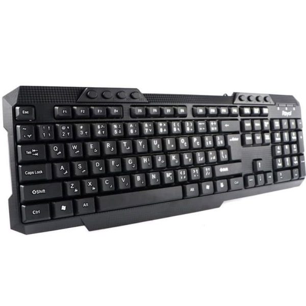 کیبورد رویال سیم دار مدل R-K163