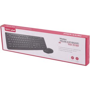 کیبورد و ماوس بی سیم تسکو مدل TKM 7018 ا TSCO TKM 7018 Wireless Keyboard and Mouse