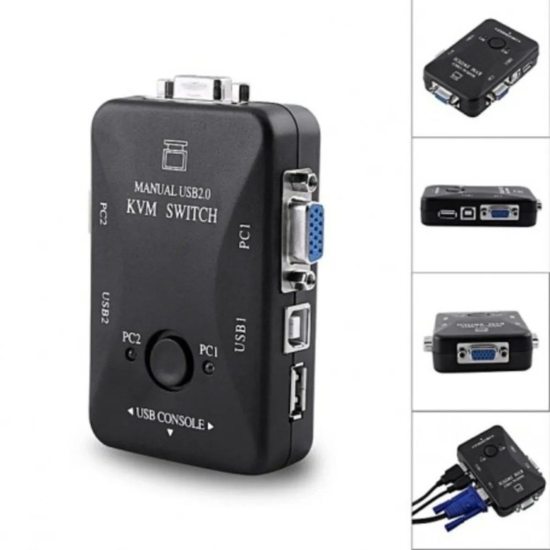 KVM سوئیچ 2 پورت USB دستی Venetolink