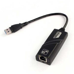تبدیل USB3.0 به LAN RJ45 سرعت 10/100/1000 اورجینال