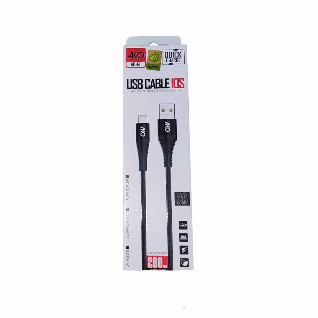 Untitled-1-min41 کابل تبدیل USB به USB-C آکو مدل AC-14 طول 0.2 متر — تصویر 2