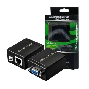 اکستندر وی جی ای ۶۰ متری تحت شبکه تک کابل ا VGA EXTENDER OVER LAN 60M SINGLE CABLE