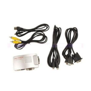 تبدیل VGA به AV ا VGA to AV converter PC to TV — تصویر 4