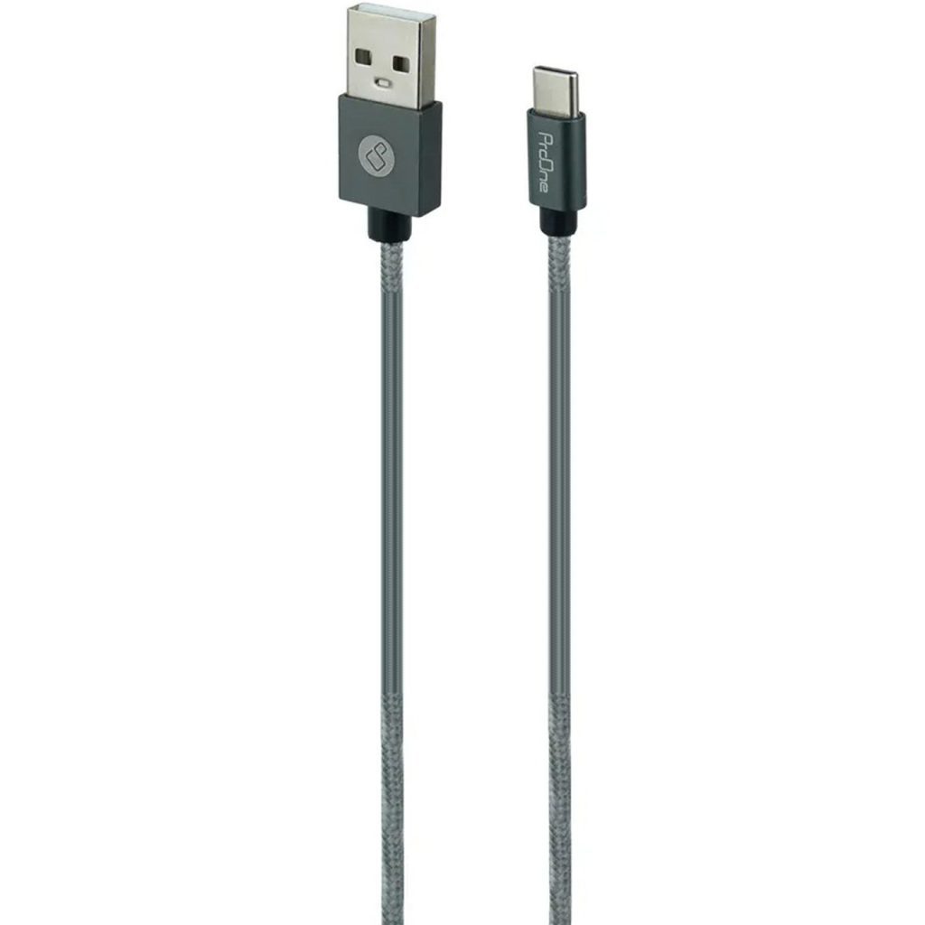 کابل تبدیل USB به Type-C پرووان مدل PCC185 طول 2 متر ا ProOne PCC185 USB to Type-C 2 Meter Cable