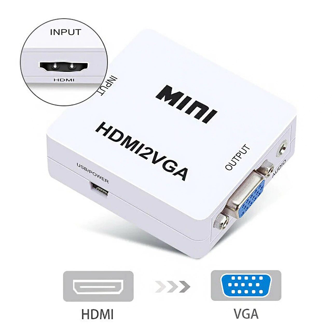 ZICO-HDMI-to-VGA-Converter-Digik-ir-5415-8 مبدل VGA به HDMI مدل Mini — تصویر 6