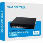 اسپلیتر VGA فلزی آداپتور دار 2 پورت — تصویر 5