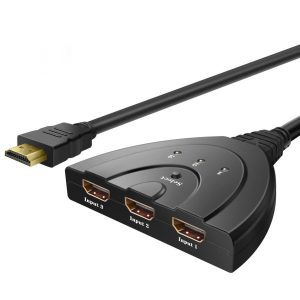 سوئیچ HDMI کابلدار 3 پورت کد 1186 - سیکاس کالا سوئیچ HDMI کابلدار 3 پورت