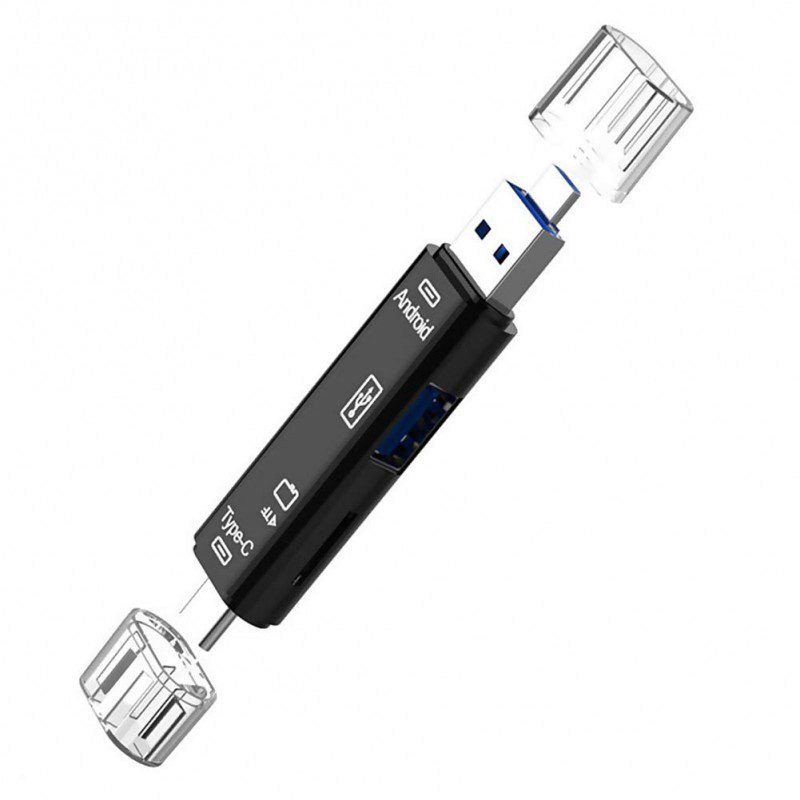 d-188-card-reader کارت خوان و OTG چندکاره D-188 — تصویر 2