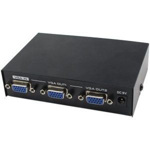 اسپلیتر VGA فلزی آداپتور دار 2 پورت — تصویر 2