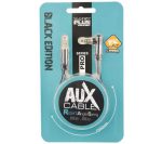 کابل AUX فنری 90 درجه مدل KP-C1010 طول 1.5 متر کی نت پلاس ا 90 degree spring AUX cable model KP-C1010 length 1
