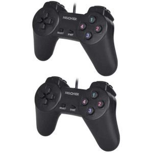 دسته بازی دوبل ساده سیمی Macher MR-56 ا Macher MR-56 PC Gaming Controller