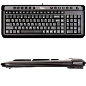 کیبورد با سیم ای فور تک مدل KL-40 ا A4Tech KL-40 Wired Multimedia Keyboard — تصویر 2
