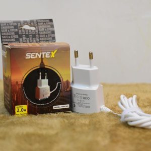 شارژر یک تکه لامپی اندروید Sentex مدل HXM1001 با خروجی MicroUSB