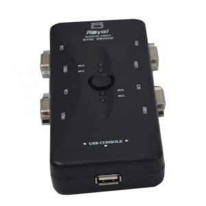 سوئیچ کی وی ام USB رویال 4 پورت — تصویر 2