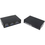اسپلیتر VGA فلزی آداپتور دار 2 پورت
