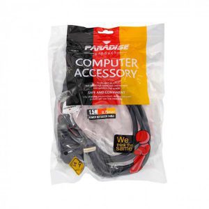 کابل برق لپ تاپ پارادایس طول 1.5 متر کد 3022 - سیکاس کالا paradise-power-cable-labtop-1.5m-1
