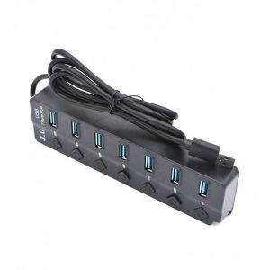 هاب 7 پورت USB3.0 آداپتور خور کلید دار مدل 507