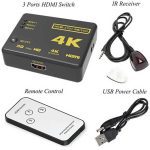 سوئیچ HDMI کنترل دار 4K ونتولینک 3 پورت — تصویر 2