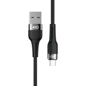 کابل تبدیل USB به USB-C آکو مدل AC-14 طول 0.2 متر
