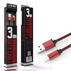 کابل تبدیل USB به لایتنینگ الدینیو مدل LS30 طول 3 متر کد 1177 - سیکاس کالا کابل تبدیل USB به لایتنینگ الدینیو مدل LS30 طول 3 متر
