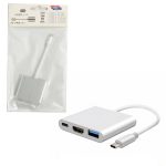 هاب تبدیل تایپ سی به HDMI و USB3 پی نت — تصویر 2