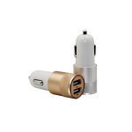 شارژر فندکی فلزی 2 پورت کد 2583-8271 — تصویر 2