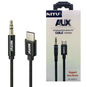 کابل Aux تایپ سی نیتو NITU NT-AUX011 طول 1متر