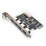 کارت PCI EXPRESS چهار پورت USB3 ای نت