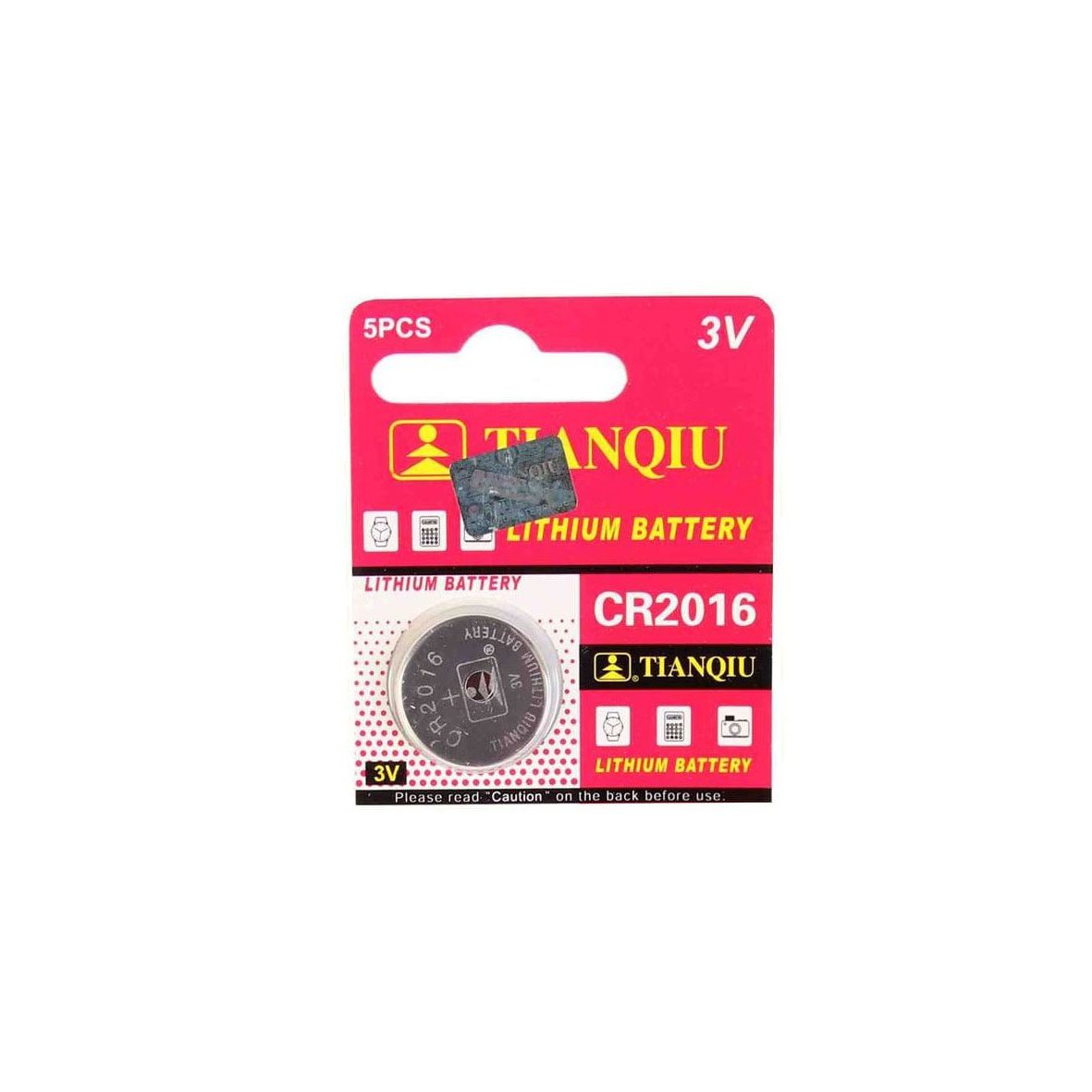 64512646858451365 باطری سکه ای تیانکیو مدل CR2016 - تکی ا Tianqiu CR2016 minicell battery