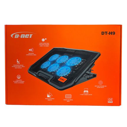 کول پد 6 فن دی نت مدل H9 کد 5981 - سیکاس کالا کول پد 6 فن دی نت مدل H9