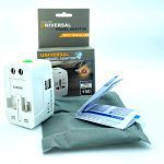 تبدیل برق همه کاره به همراه شارژر USB ا Travel international universal multi function conversion Power — تصویر 4