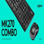 کیبورد و ماوس بی‌سیم لاجیتک دارای حروف فارسی مدل MK270 ا Logitech MK270 Wireless Keyboard and Mouse