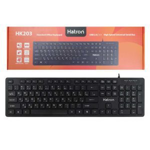 کیبورد سیم دار هترون HK203 ا Hatron HK203 Keyboard
