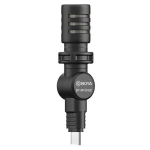 میکروفن مینی بویا مدل BY-M100UC Type-C ا میکروفون داینامیک بویا مدل M100UC — تصویر 2