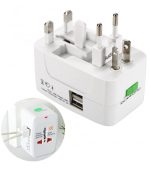 تبدیل برق همه کاره به همراه شارژر USB ا Travel international universal multi function conversion Power — تصویر 2