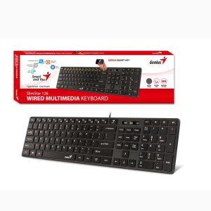 صفحه کلید باسیم جنیوس مدل SlimStar 126 ا SlimStar 126 Wired keyboard — تصویر 2