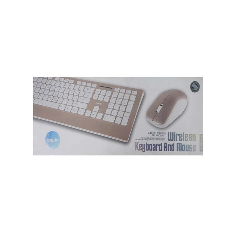 کیبورد و ماوس بی سیم هویت HV-KB569GCM