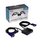 سوییچ کی وی ام دی لینک مدل KVM 222 ا DLINK KVM222 KVM Switch