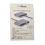 هاب 4 پورت تایپ سی Type-C To HDMI 4 In 1 Adapter — تصویر 2