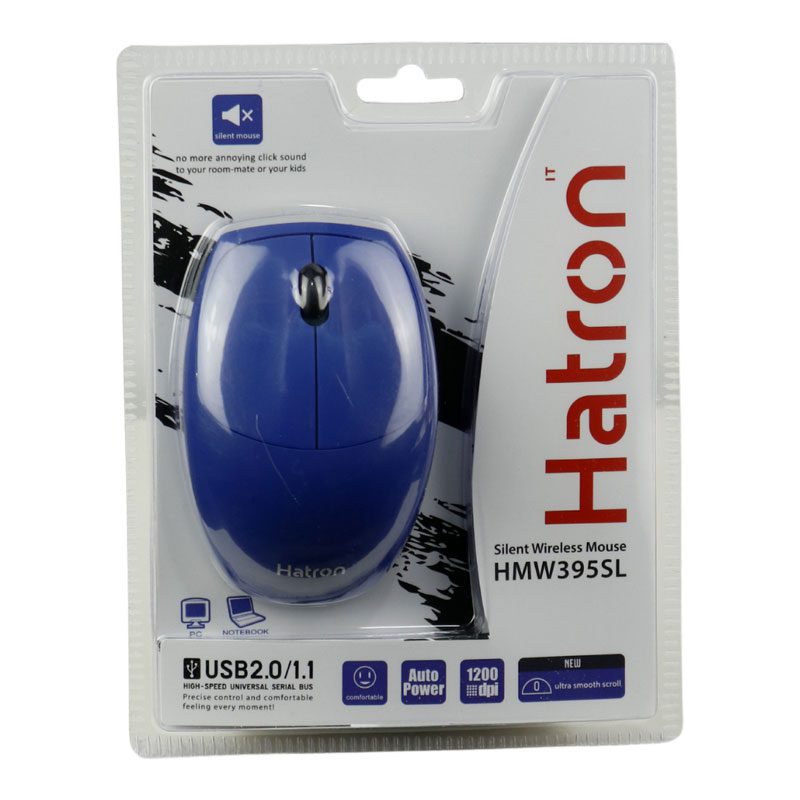 Hatron-HMW395SL-Wireless-Mouse-3 ماوس بدون سیم هترون مدل HMW395SL ا Hatron HMW-395SL Wireless Mouse — تصویر 2