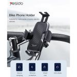 پایه نگهدارنده دوچرخه ای گوشی موبایل یسیدو YESIDO C127